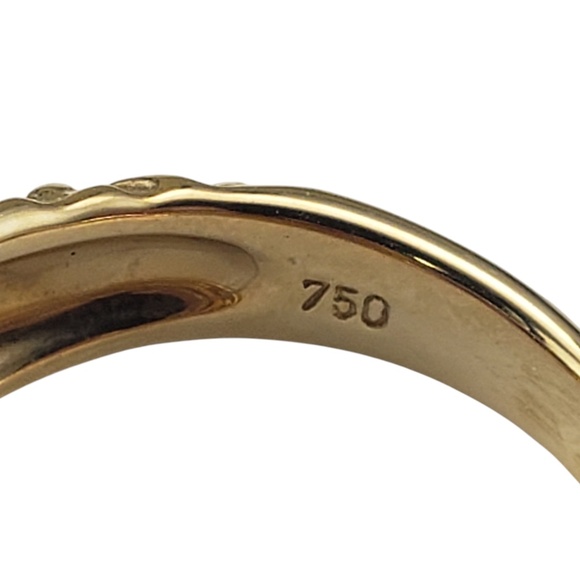 Manhattan 18 Karat Yellow Gold and Cabochon Amethyst Ring Size 6.5 #20791 - Picture 7 of 9